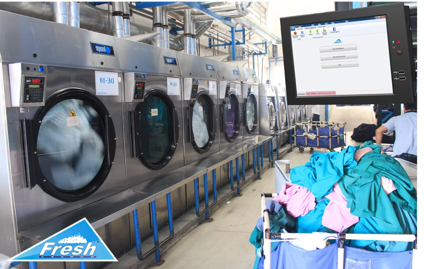 programa para lavandería: Sistema de inventario y control de textiles para lavandería comercial